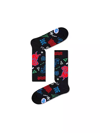 HAPPY SOCKS | Herren Socken 41-46 JUNGFRAU beige | 